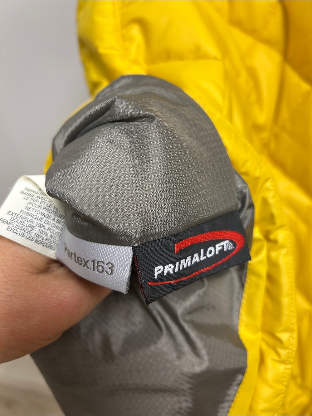 Victorinox Yellow Quilted Vest with Gray Trim image 4